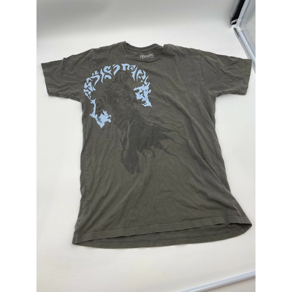 Magic The Gathering JACE BELEREN Mens S/S Graphic t-Shirt Medium Gray